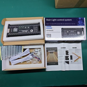 新しい30CHスマートアプリコントロール階段階段<span class=keywords><strong>LED</strong></span>ライトコントローラーサイドチェイス付きPIRモーションセンサー英語版コントローラー - Product Image 5