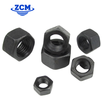 Échantillon Gratuit - Écrous Hexagonaux Noirs en Acier au Carbone DIN934 M5 M6 M8 M10 M12 M16 Personnalisés en Usine