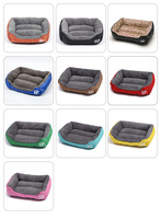 Coussin pour chien et chat, grand et petit, multicolore, moderne, rectangulaire, en velours, écologique, imperméable, portable, type grotte, Teddy Cow