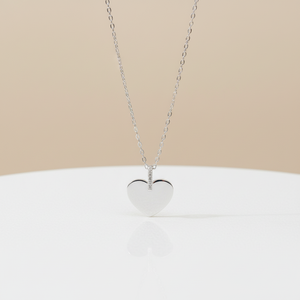 Collana con Cuore in Argento Sterling 925, Tendenze 2026, con Zirconia Cubica Brillante, Ciondolo a Cuore per Donne, Matrimoni e Feste - Product Image 2