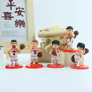 Décoration de voiture Japonais 3D Cool Cartoon <span class=keywords><strong>Dunk</strong></span> Sakuragi Hanamichi Action Figures Cadeaux en gros Pendentif Action Figure Custom - Product Image 2