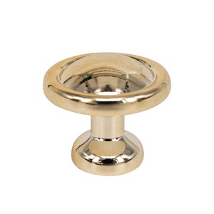 Kenop Kabinet Minimalis Modern Lubang Tunggal 30mm Bulat ABS Berlapis Elektro untuk Perabot Dapur - Product Image 2