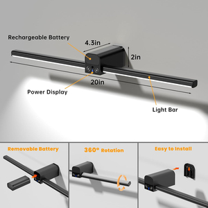 <b>Wireless</b> Wall Mounted Picture <b>Light</b> with Detachable Battery Compartment,Dimmable Art Lamp with Remote Timer for Gallery Painting - Product Image 2