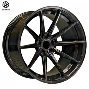 Rines de Aleación de Aluminio Forjado Monobloque DW de 18, 19, 20 y 21 Pulgadas, 5x120, Acabado Negro Brillante para <span class=keywords><strong>BMW</strong></span> <span class=keywords><strong>X5</strong></span>, X6, X7 M, Diseño Cóncavo de Rayos Divididos - Product Image 4