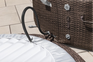 Nouveauté 2025 Bestway 6001P 2,16 m x 71 cm 6-8 places Jacuzzi rond brun en PVC pour extérieur Ensemble d'équipements de <span class=keywords><strong>spa</strong></span> AVEC intelligence intégrée - Product Image 5