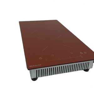Table de cuisson à induction électrique encastrable à deux brûleurs colorée - Product Image 3