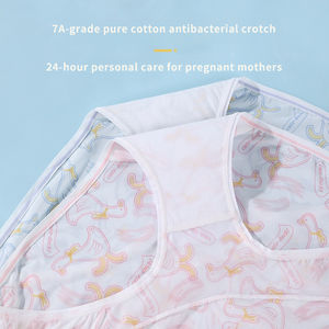 # B507 Usine Personnalisé <span class=keywords><strong>Culotte</strong></span> <span class=keywords><strong>De</strong></span> Maternité 7A Antibactérien Coton Entrejambe Période <span class=keywords><strong>De</strong></span> <span class=keywords><strong>Grossesse</strong></span> Sous-Vêtements pour Femmes Tous Les Jours <span class=keywords><strong>Grande</strong></span> <span class=keywords><strong>Taille</strong></span> - Product Image 5