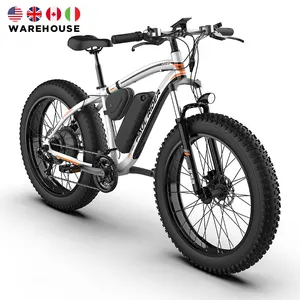 EU 창고 48V 26 인치 10Ah 15AH 500W 1000W 도로 ebike 산악 자전거 전기 하이브리드 지방 타이어 전자 자전거