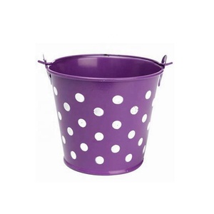 Xô Thép Mạ Kẽm Xô Nhiều Màu Xô Đá Kim Loại Mạ Kẽm Chậu & Chậu Trồng Vườn Cây Nhân Tạo - Product Image 4