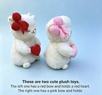 Almohada de Peluche Personalizada en Forma de Corazón Rosa