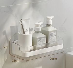 CF BS65 Caddy de douche mural Étagère en plastique conviviale Ensemble d'accessoires de salle de bain Organisateur de salle de bain - Product Image 5