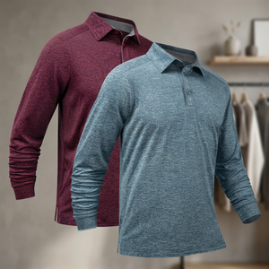 Wholesale Men's Casual Loose Solid Color for Shirt <b>Long</b>-<b>Sleeved</b> <b>Mesh</b> Cloth <b>Tops</b> Polyester Quick Dry Eco-friendly - Product Image 3