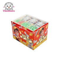 Vente en gros de papier de riz gluant comestible en dollars américains avec des bonbons à la confiture de fruits une friandise sucrée et amusante Bonbons jouets pour enfants