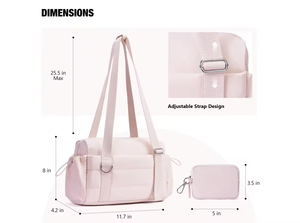 Petit sac de sport mignon avec compartiment humide, imperméable, portable, pour voyage, unisexe, mini sac de sport, doublure en polyester - Product Image 2