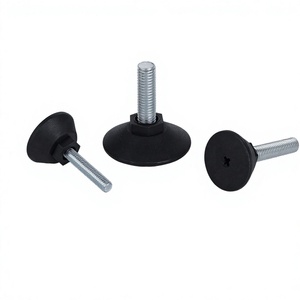 K0675 ขาปรับระดับทรงกลมพร้อมหกเหลี่ยม M08X30, D=30, โพลีเอไมด์, วัสดุประกอบ: เหล็ก - Product Image 1
