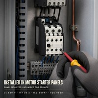 Contacteur magnétique 3TF42 AC-3 7,5 kW à 380 V, trois pôles, bornes à vis, 2NO 2NC, pour panneau de démarrage de moteur
