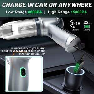 Aspiradoras de Mano para Auto de Alta Potencia, Recargables, Inalámbricas, Mini Aspiradoras Domésticas con Múltiples Boquillas - Product Image 4