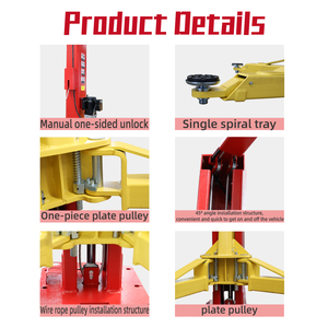 <span class=keywords><strong>Elevador</strong></span> de <span class=keywords><strong>Dos</strong></span> Postes Hidráulico Doble de 5000 kg para Garaje, <span class=keywords><strong>Elevador</strong></span> de Autos de 2 Postes con Capacidad de 5T, <span class=keywords><strong>Elevador</strong></span> de Pórtico Asimétrico - Product Image 3