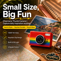 Mini caméra porte-clés mignonne pour enfants, caméscope vidéo HD 1080P rechargeable, enregistreur photo numérique portable avec flash, cadeau
