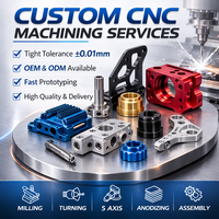 Usinage CNC de pièces en acier inoxydable et en alliage d'aluminium, service de fraisage de précision sur mesure, traitement de sablage et d'anodisation, ISO9001