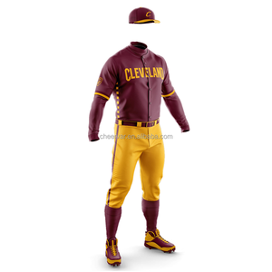 Sublimation Baseball Wear Polyester Baseball Jersey Benutzer definierte Sublimation Baseball Trikots - Product Image 5