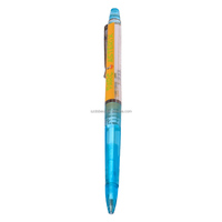 Stylo publicitaire à pointe bille liquide en PVC 2D/3D, motif femme nue en plastique, style strip-teaseuse