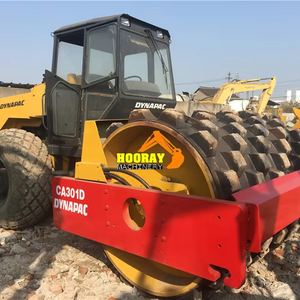 Compacteur à tambour unique CA301D 12t 13t en acier inoxydable lisse Dynapac Ca301d pour la construction routière - Product Image 1