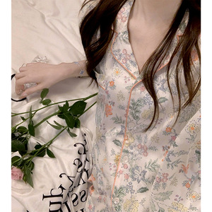 批发夏季短袖女式睡衣套装舒适柔软女童睡衣透气功能休闲款式尺码 - Product Image 2
