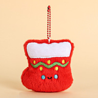 Ornamen Gantung Natal Lucu Grosir, Dekorasi Pohon Natal, Gantungan Tas Pesta, Hadiah Gantungan Kunci Boneka untuk Anak-anak dan Teman