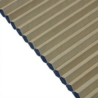 Tela de Cortina Opaca 100% Impermeable con Diseño de Nubes Blancas sobre Cielo Azul, Tipo Panal, No Tejida