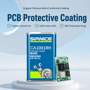 Recubrimiento de Silicona CA1001RH de Triple Protección para Placas de Circuito, Protección Contra Humedad, <span class=keywords><strong>Polvo</strong></span> y Moho, UL94 V0, RoHS, REACH - Product Image 3