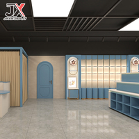 Meuble de Comptoir de Luxe sur Mesure pour Îlot, Vitrine de Présentation, Étagère de Rangement, Meuble Commercial pour Accessoires de Mode et Ornements de Boutique