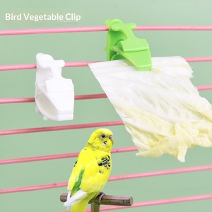 Clip per Mangiatoia per Gabbia di Uccelli, Accessori per Frutta e Verdura, Clip per Mangiatoia per Pappagalli, Cocorite e Cacatua - Product Image 1