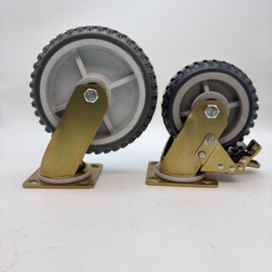 4 5 6 8 Polegada Heavy Duty PP Universal Rodízio Bloqueio Rodízio Rodas para Equipamentos Recipiente - Product Image 6