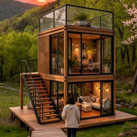 Chantiers de construction mobiles personnalisés avec maisons en boîte pliable, maisons de conseil, hébergement, bureaux, maisons en conteneur