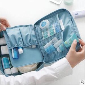Korean Style Oxford <b>Toiletry</b> <b>Bag</b> 21x14x8cm Square Storage For Bathroom Use - Product Image 4