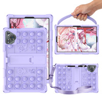 Nouvelle coque de protection universelle en silicone à trois caméras pour tablette 10,1 pouces, anti-chute et anti-stress