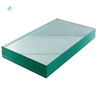 23.04Mm 30Mm Berwarna Antipeluru Kaca Laminated Panel Dinding