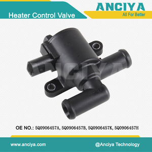 Heater Water Valve Control Valve 5Q0906457H Electric Actuator <b>ABS</b> Plastic Round Wall Mounted HVAC System Part - Product Image 2