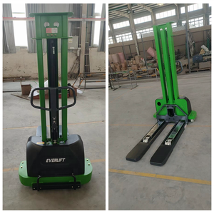 Apilador de elevación automática de la mejor calidad, apilador de paletas eléctrico de carga automática a la venta, 1000KG, 1600mm - Product Image 2