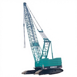 Grue sur chenilles d'occasion de 50 tonnes avec moteur, boîte de vitesses et pompe pour levage de charges de construction à vendre - Product Image 1