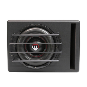 ลำโพงซับวูฟเฟอร์แบบแอคทีฟขนาด 10 นิ้ว ดีไซน์ทันสมัย กำลังขับ 600 วัตต์ RMS ใช้ไฟ DC 12V วอยซ์คอยล์คู่ สำหรับเครื่องขยายเสียงในรถยนต์ ระบบเสียงรถยนต์สุดมหัศจรรย์ - Product Image 3