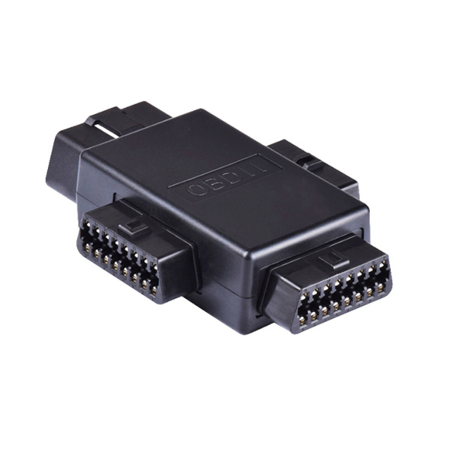 OBD II J196 Male to 3 Female Plug Adapter for Car Code Reading