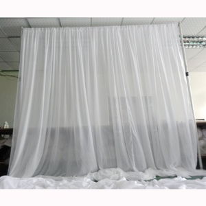 ชุดฉากหลังอลูมิเนียมแบบพกพาพร้อมผ้าม่านสำหรับงานแต่งงาน - Product Image 4
