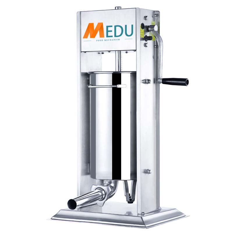 Китайская электрическая машина для наполнения колбасы мясом, ручная машина для наполнения колбасок, 2 кровати