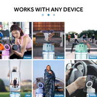 Nueva botella de agua Magsafe deportiva de doble pared, 32oz, termo aislado de plástico magnético para gimnasio, botella de agua con imán para teléfono de gimnasio