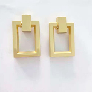Rectangle Zinc Alloy Cabinet Handles A2174 Durable Chinese Style Furniture Hardware - Product Image 1