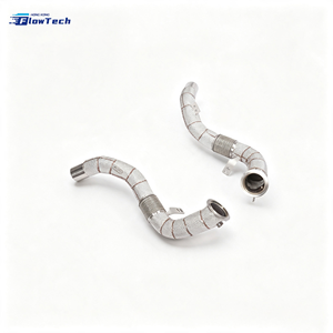 Tuyau d'échappement turbo à haut débit en acier inoxydable T304 pour BMW X5M F85 X6M F86 S63 4.4T V8 – Raccordement direct - Product Image 2