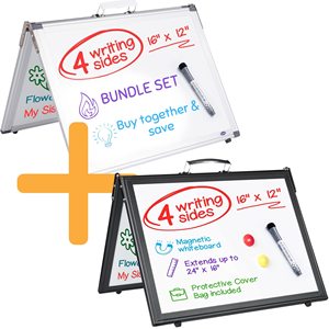 Portabile Double-face personalizzato cavalletto magnetico in alluminio cancellabile <span class=keywords><strong>lavagna</strong></span> <span class=keywords><strong>lavagna</strong></span> pieghevole Desktop - Product Image 2