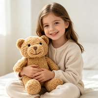 Ours en peluche personnalisé, jouet en peluche doux, animal en peluche, vente en gros, OEM, ODM, fabricant de logos personnalisés, cadeau pour enfants et cadeaux promotionnels
